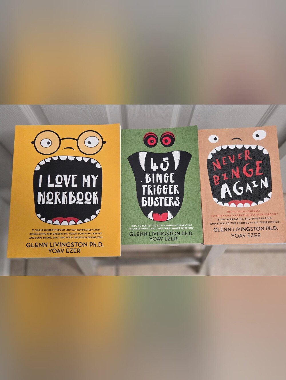 Binge Eating Books, Workbooks - Never Binge Again, 45 Binge Trigger Busters
